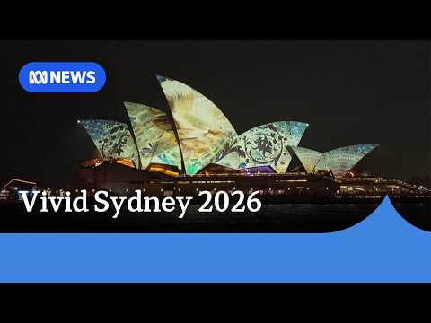 Vivid lights up Sydney with return of popular drone shows | ABC NEWS thumbnail