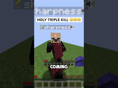 If only sharpness helped me at the end 😢😢😢 #minecraft #gaming thumbnail