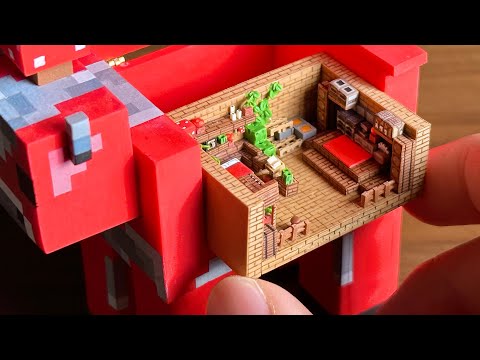 I made Tiny Minecraft MooshRoom - ASMR thumbnail