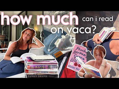 can i finish my entire may tbr on vacation? *reading vlog* thumbnail
