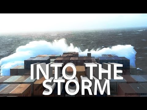 Ship In Storm! Bad Weather and Rough Seas in Atlantic Ocean  | Life at Sea thumbnail