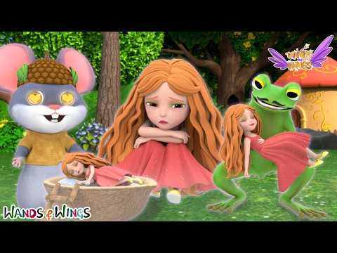 🔴 LIVE – The Magical Story of Thumbelina 🌻 | Bedtime Stories | Wands & Wings thumbnail