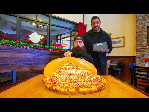 YOU ONLY GET TEN MINUTES TO FINISH THE LAS VEGAS 'MEGA SLICE' CHALLENGE! | BeardMeatsFood thumbnail