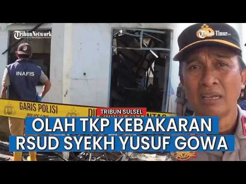 Diduga Korsleting Listrik, Polisi Olah TKP Pasca Kebakaran RSUD Syekh Yusuf Gowa thumbnail