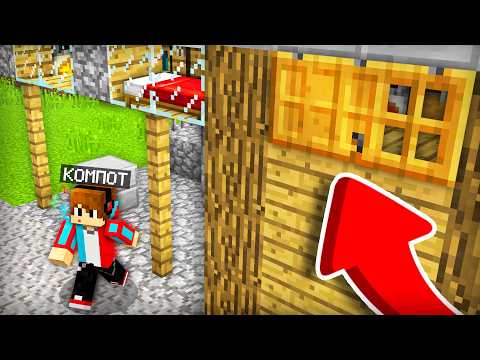 Я НАШЁЛ СЕКРЕТНЫЙ ДОМ НА КРЫШЕ МОЕЙ КУЗНИЦЫ В МАЙНКРАФТ | Компот Minecraft thumbnail