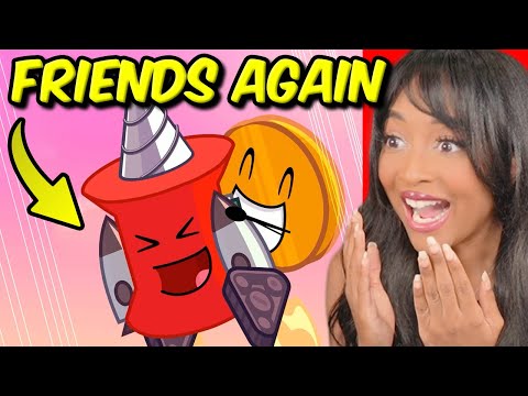YAY!! They are Friends Again!! | BFDIA Episode 21 Reaction thumbnail