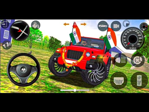 Modified Mahindra Thar😈Games:Indian Red Thar (Gadi Wala Games) Car Game Android Game - #2026 thumbnail