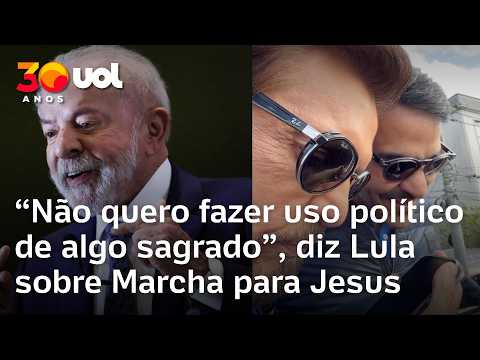 Lula liga para organizador da Marcha para Jesus e alfineta: 'Não quero fazer uso político' thumbnail