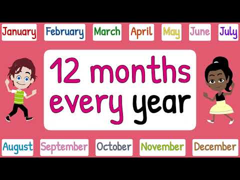 Months of the Year Song | Learn the 12 Months for Kids thumbnail