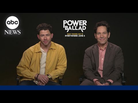 Nick Jonas and Paul Rudd’s ‘crazy journey’ making their new movie ‘Power Ballad’ thumbnail