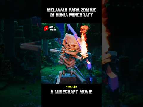 MELAWAN ZOMBIE CREEPER DI DUNIA GAME MINECRAFT thumbnail