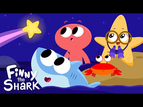 Twinkle Twinkle Little Star | Bedtime Song for Kids | Finny The Shark thumbnail