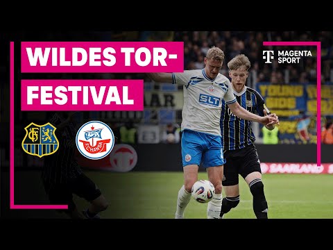 1. FC Saarbrücken - FC Hansa Rostock, Highlights mit Live-Kommentar | 3. Liga | MAGENTA SPORT thumbnail