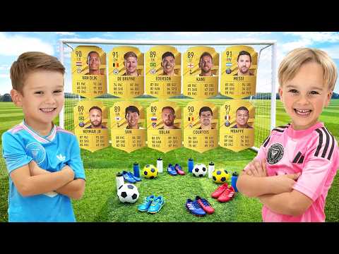 Mike and Chris collect soccer cards for helping Uncle thumbnail
