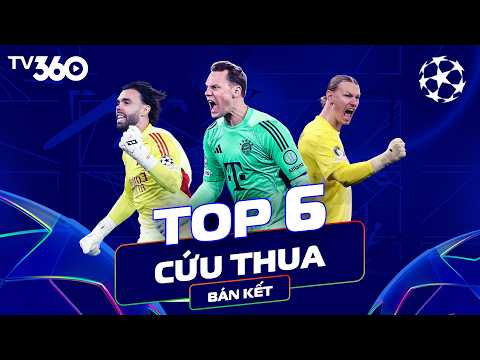 TOP 6 PHA CỨU THUA VÒNG BÁN KẾT | UEFA CHAMPIONS LEAGUE 25/26 thumbnail