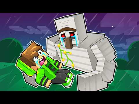 A HISTÓRIA MAIS TRISTE do IRON GOLEM no Minecraft! thumbnail