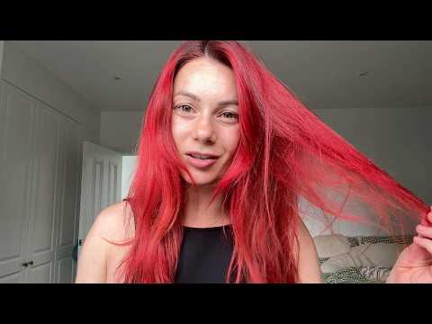 the secret to my red hair, my dad is now a vlogger and a full on week thumbnail