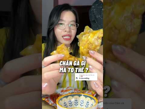 Cho vợ ăn thử chân gà khổng lồ bà Tuyết - | Đàm Đức Review thumbnail
