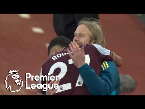 Morgan Rogers picks out far corner to open Aston Villa's scoring | Premier League | NBC Sports thumbnail