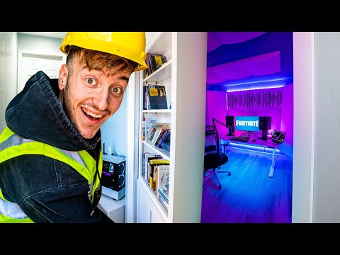 i built my DREAM Hidden Gaming Room in my Parents House! thumbnail