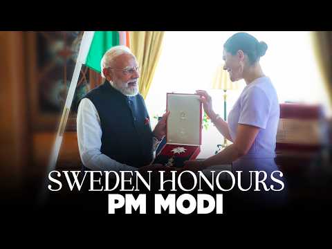 LIVE: PM Modi honoured with Sweden's prestigious Royal Order of the Polar Star thumbnail