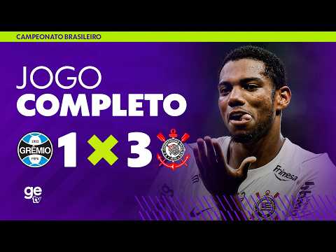 JOGO COMPLETO: GRÊMIO X CORINTHIANS | AO VIVO E COM IMAGENS | BRASILEIRÃO 2026 | ge tv thumbnail
