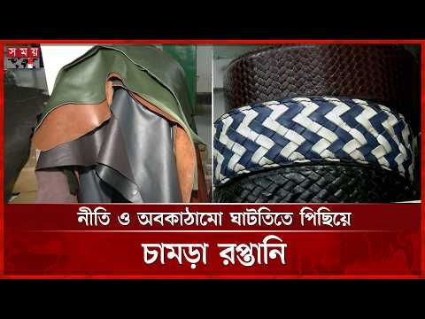 সনদের ফাঁদে আটকে আছে ১০–১২ বিলিয়ন ডলারের চামড়া রপ্তানির বাজার | Bangladesh Leather Sector | Somoy TV thumbnail