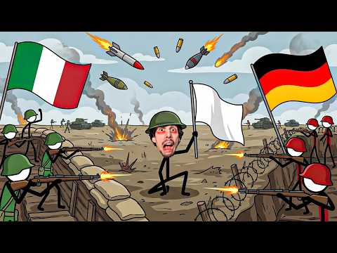 GUERRA in TRINCEA TRA STICKMAN!! (Stickman Trenches) thumbnail