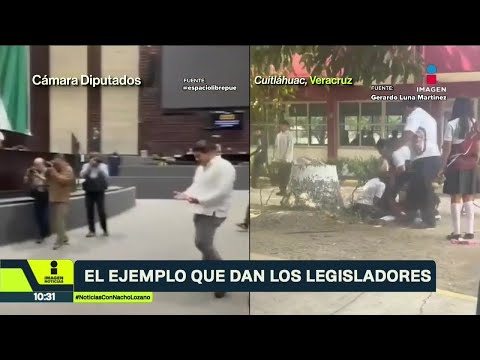 ¡En plena sesión! Diputados se encaran | Noticias con Nacho Lozano thumbnail