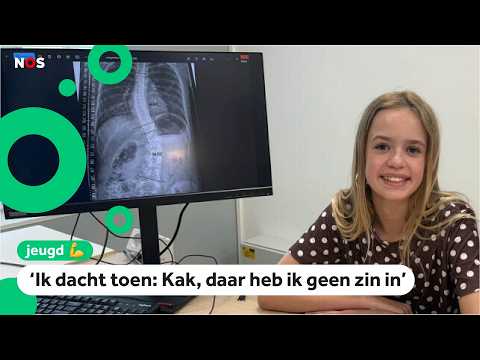 De rug van Veerle groeit scheef en dat werd ontdekt bij een controle op school thumbnail