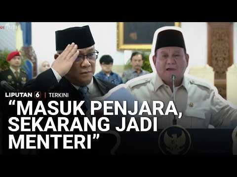 Prabowo Sapa Menteri Jumhur, Singgung Bolak Balik Masuk Penjara | Liputan 6 thumbnail