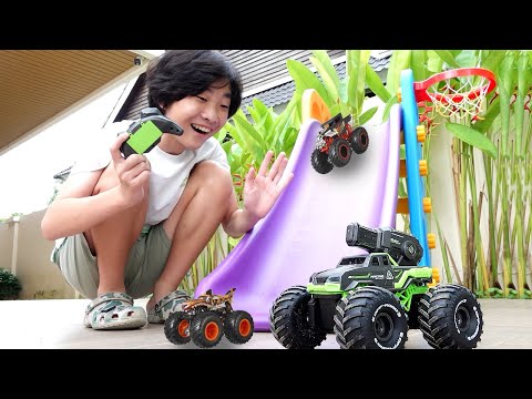 Yejun's Monster Truck Car Toy with Game Play for Kids thumbnail