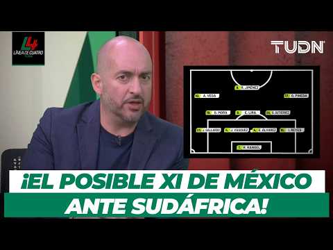 🇲🇽🔥 El POSIBLE XI de México para enfrentar a Sudáfrica en la inauguración del Mundial 2026 | TUDN thumbnail