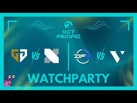 GENG vs KRX & DFM vs VL | VCT Pacific STAGE 1 #VCTWatchParty | !patreon thumbnail