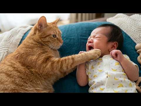 This Cat Thinks It’s The Baby’s Mom ??? thumbnail