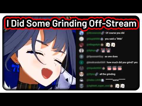 When Kronii Says She Did SOME Grinding Off-Stream【Hololive EN】 thumbnail