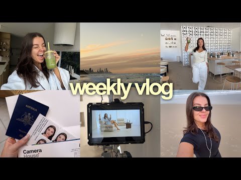weekly vlog ? pilates era, my matcha event, passport pics + holidays booked!! thumbnail