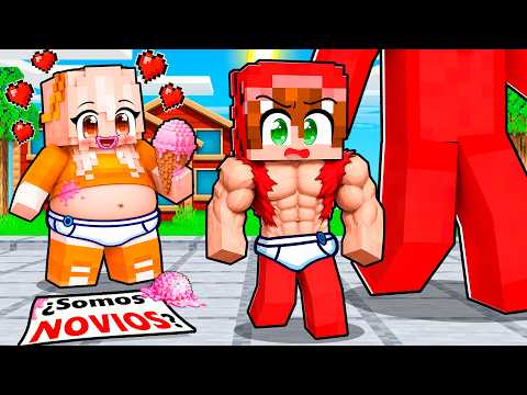 Tuve una ENAMORADA siendo un BEBÉ MUSCULOSO en Minecraft! thumbnail