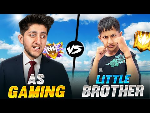 As Gaming Vs Little Brother Crazy Clash Squad Battle 10,000 Diamonds Challenge - Free Fire thumbnail