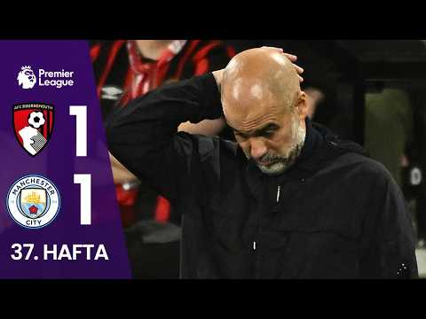 ARSENAL ŞAMPİYON! Bournemouth (1-1) Manchester City | 37. Hafta MAÇ ÖZETİ | Premier League - 2025/26 thumbnail