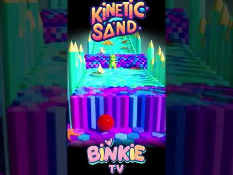 📦🎳 Bowling Ball Smashes Kinetic Sand Common Items Learning Race | Binkie TV thumbnail