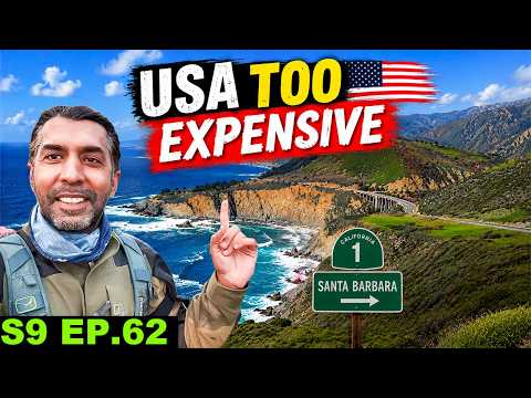 Extreme Cost of Travel in USA 🇺🇸 S9 EP 62 | Highway 1 to Santa Barbara | Pakistan to Americas thumbnail