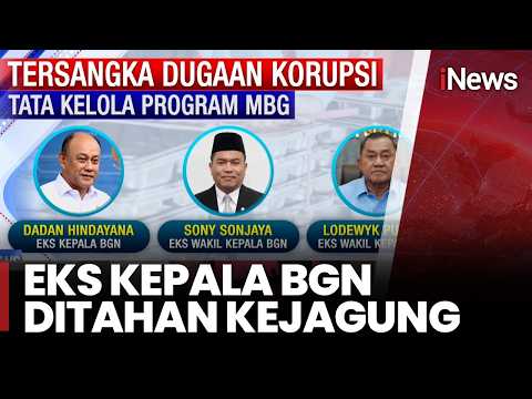 Tiga Eks Pimpinan BGN Tersangka | iNews Pagi (4/6) thumbnail