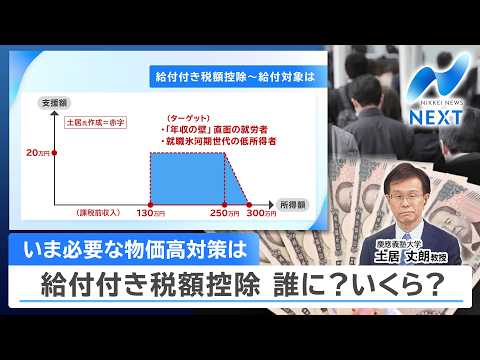 いま必要な物価高対策は 給付付き税額控除 誰に？いくら？【NIKKEI NEWS NEXT】 thumbnail
