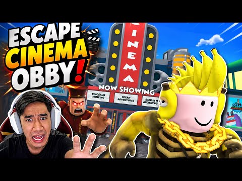 AKU MASUK DUNIA MOVIE 😂 ESCAPE CINEMA OBBY 😈 thumbnail
