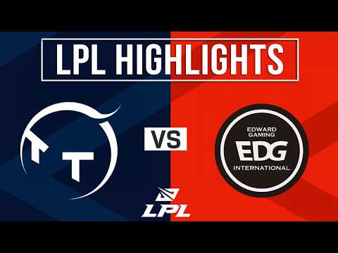 TT vs EDG Highlights ALL GAMES | LPL 2026 Split 2 | ThunderTalk Gaming vs EDward Gaming thumbnail