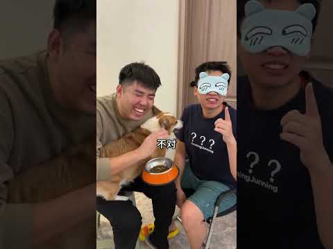 蒙眼猜物！这谁能猜出来呀？ #峻宁峻宁 #搞笑 #一定要看到结尾 #峻宁峻宁 #搞笑 #一定要看到结尾 thumbnail
