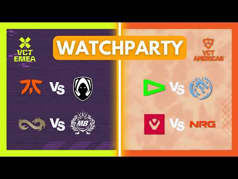 FNC vs TH & EF vs M8 | LOUD vs LEV & SEN vs NRG | VCT EMEA & Americas #VCTWatchParty thumbnail