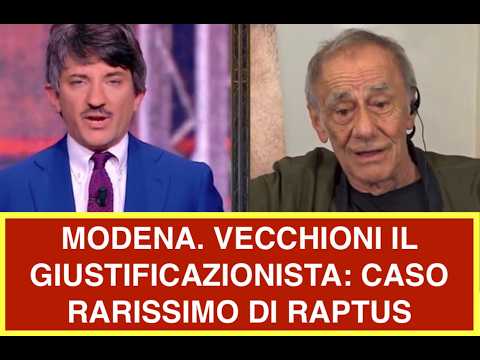 MODENA. VECCHIONI IL GIUSTIFICAZIONISTA: CASO RARISSIMO DI RAPTUS thumbnail