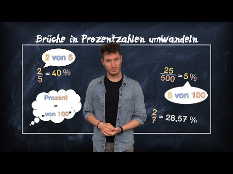 Brüche in Prozent umwandeln - einfach erklärt thumbnail
